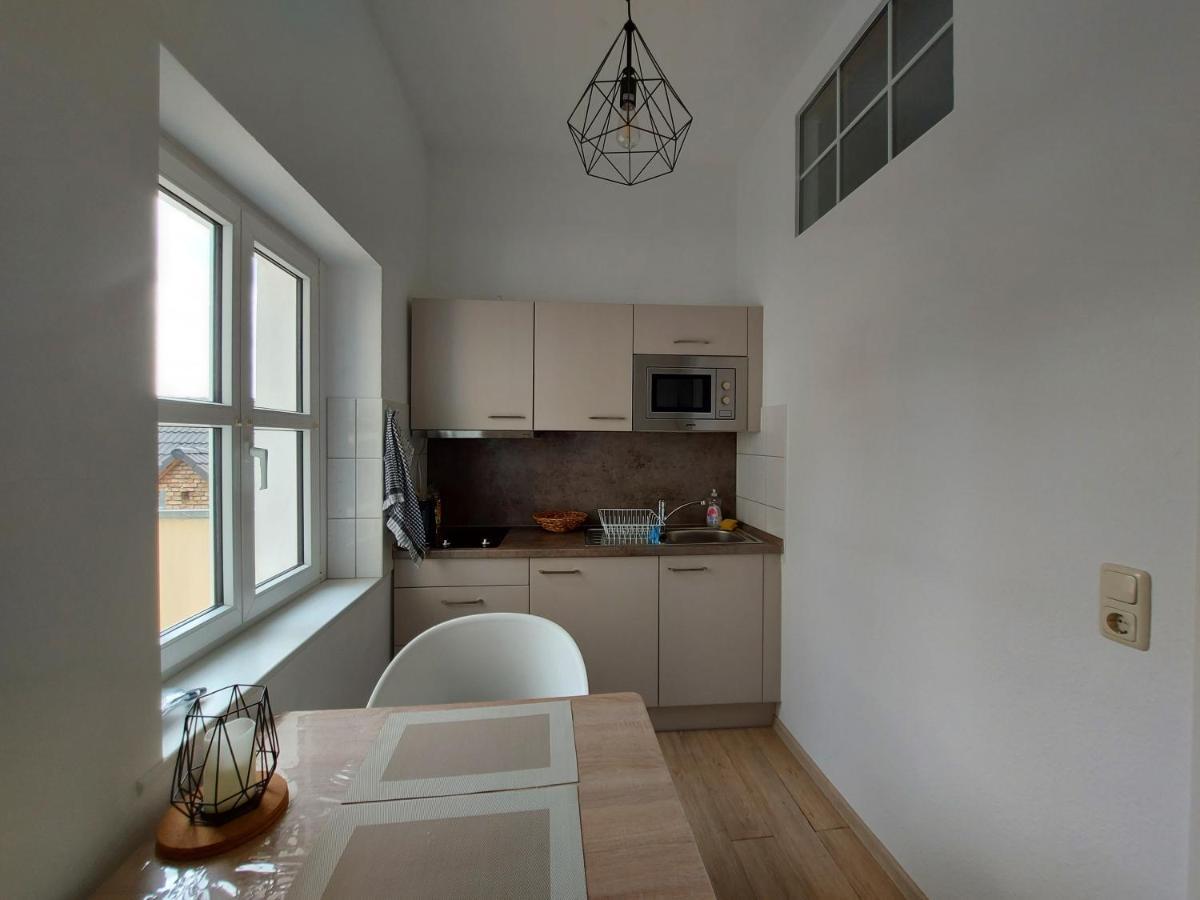 Ferienwohnung Zum Rapunzelturm Schwedt/Oder Exterior foto