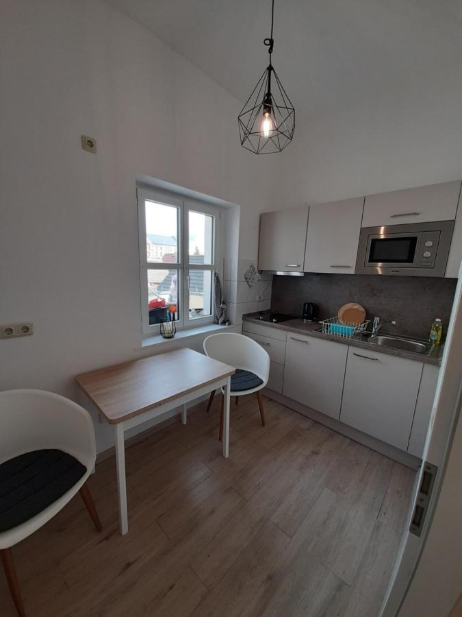 Ferienwohnung Zum Rapunzelturm Schwedt/Oder Exterior foto
